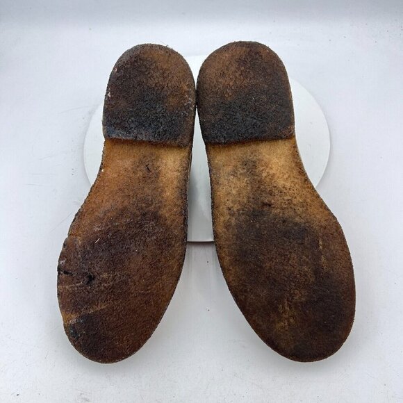 LL Bean Men Size 11 Medium Brown Tan Suede Lace Up Ankle Chukka Boot - Picture 10 of 14